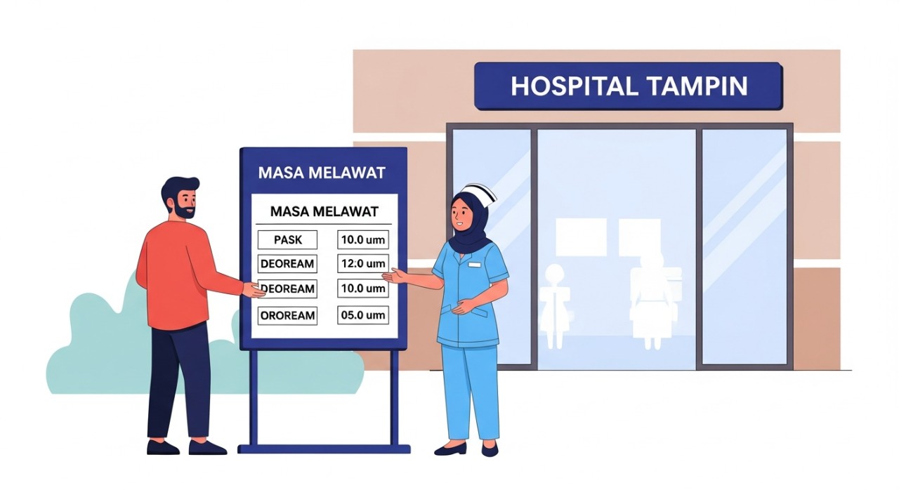 masa melawat hospital tampin