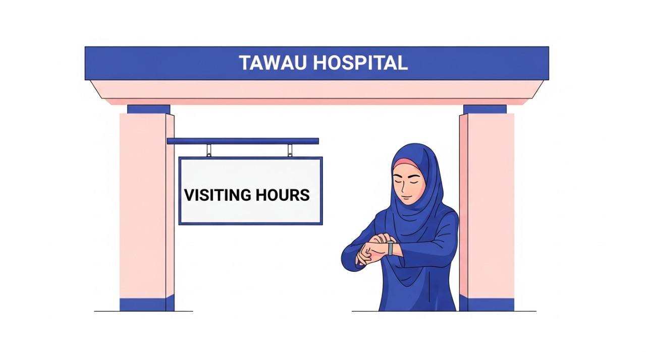masa melawat hospital tawau