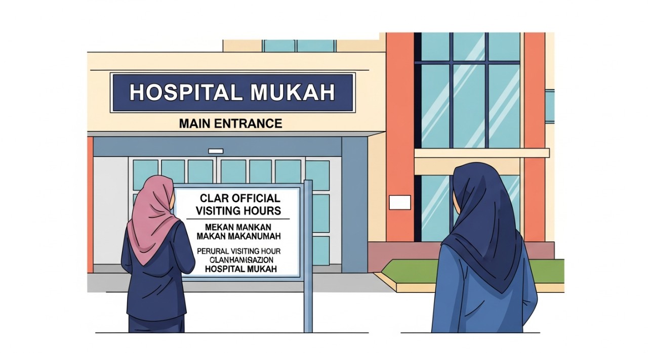 masa melawat hospital mukah