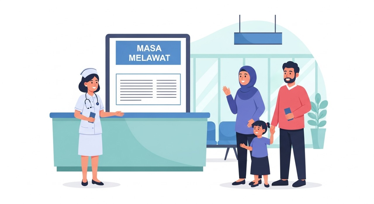 masa melawat hospital pakar sultanah fatimah muar