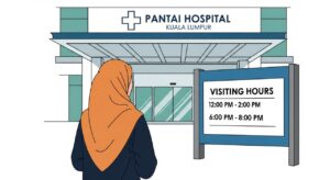 masa melawat hospital pantai kuala lumpur