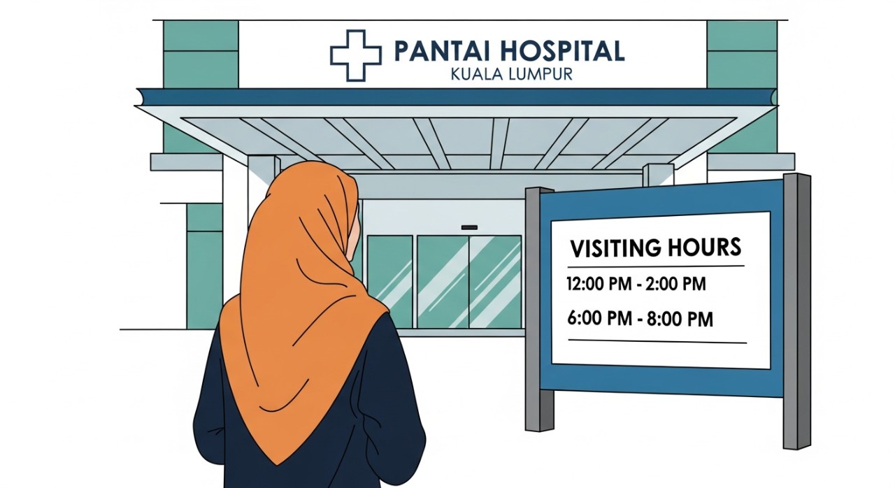 masa melawat hospital pantai kuala lumpur