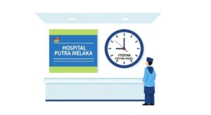 masa melawat hospital putra melaka