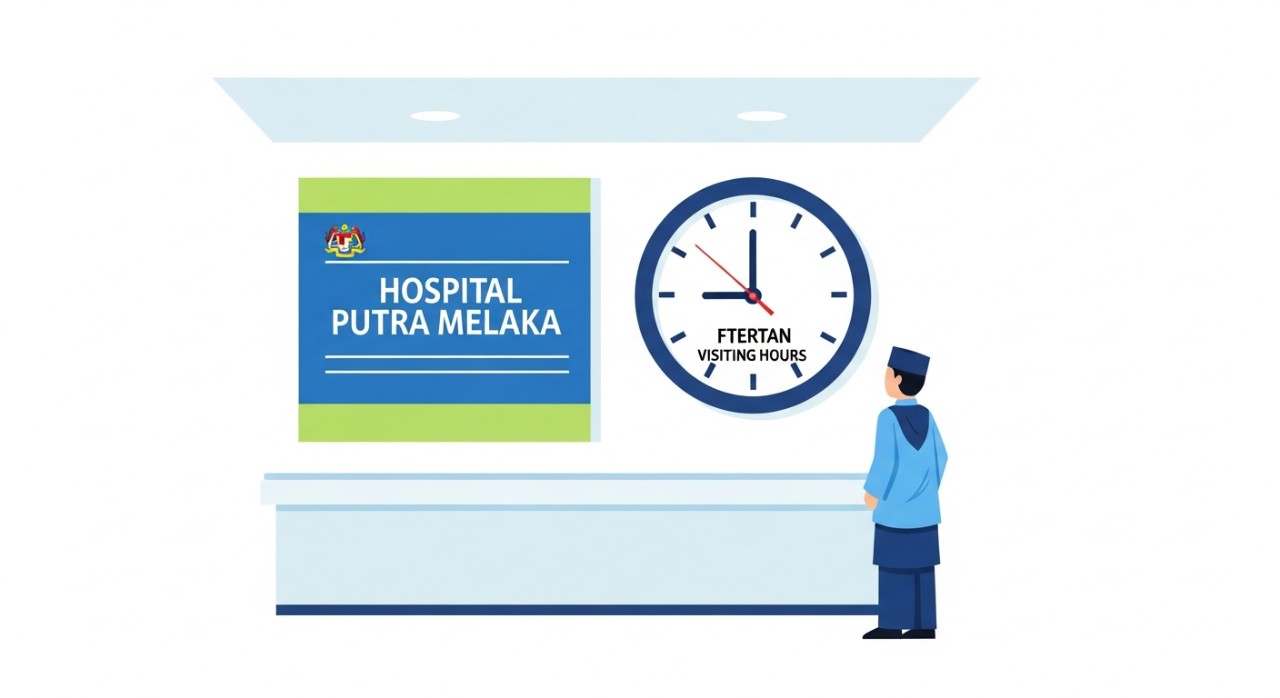 masa melawat hospital putra melaka