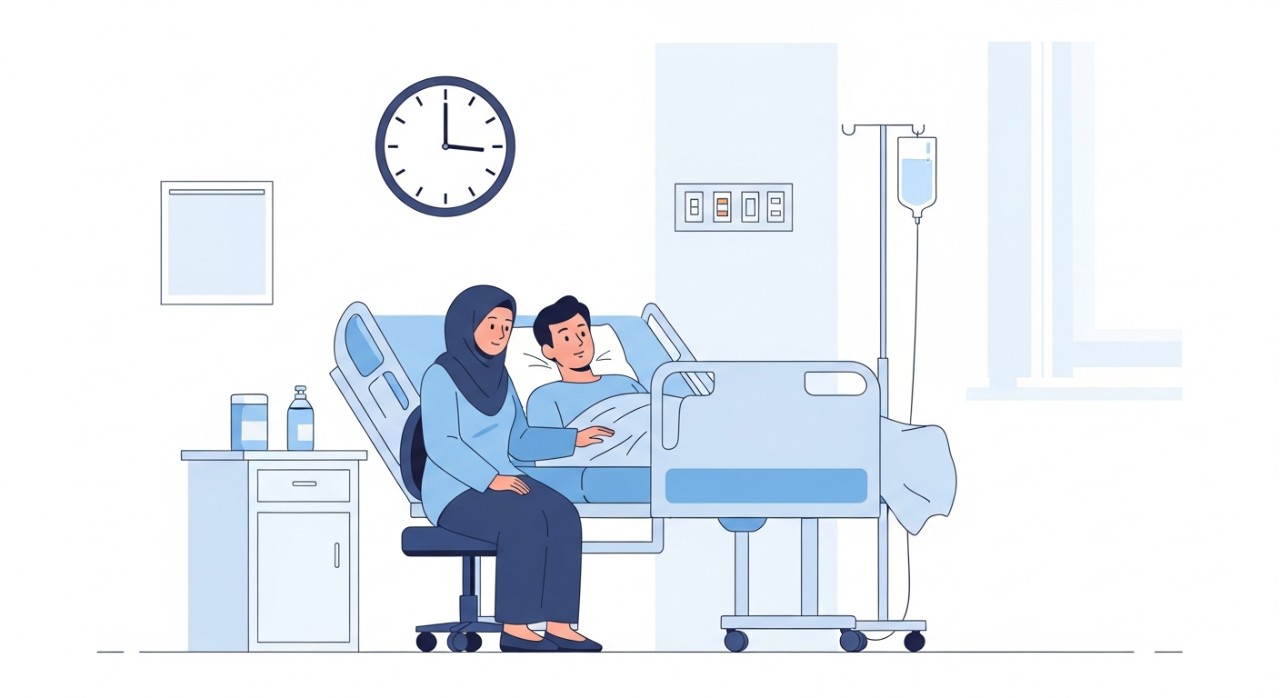 masa melawat hospital queen elizabeth