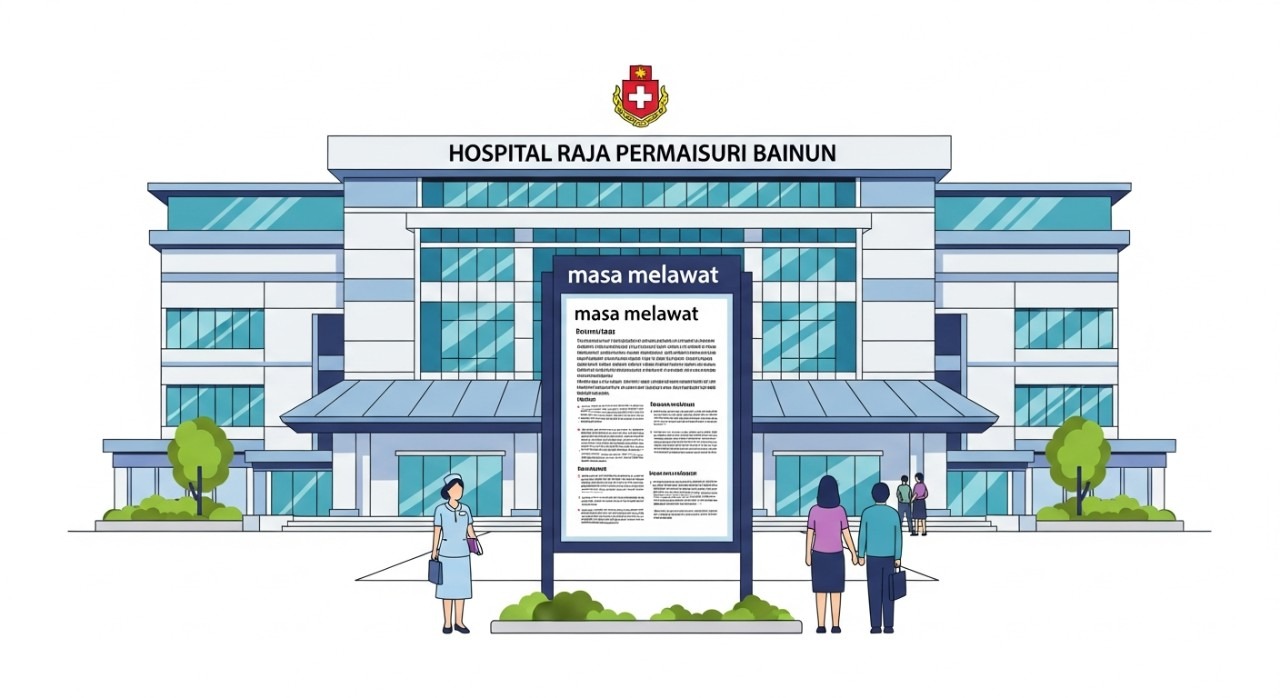 masa melawat hospital raja permaisuri bainun