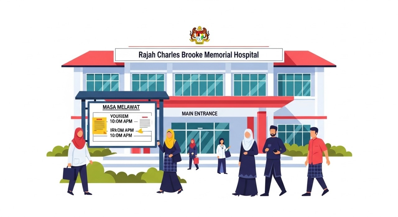 masa melawat hospital rajah charles brooke memorial