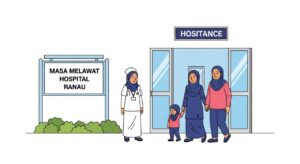 masa melawat hospital ranau