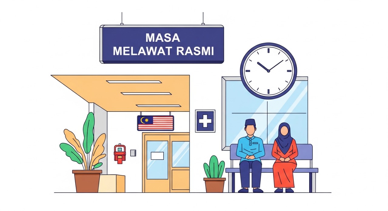 masa melawat hospital raub