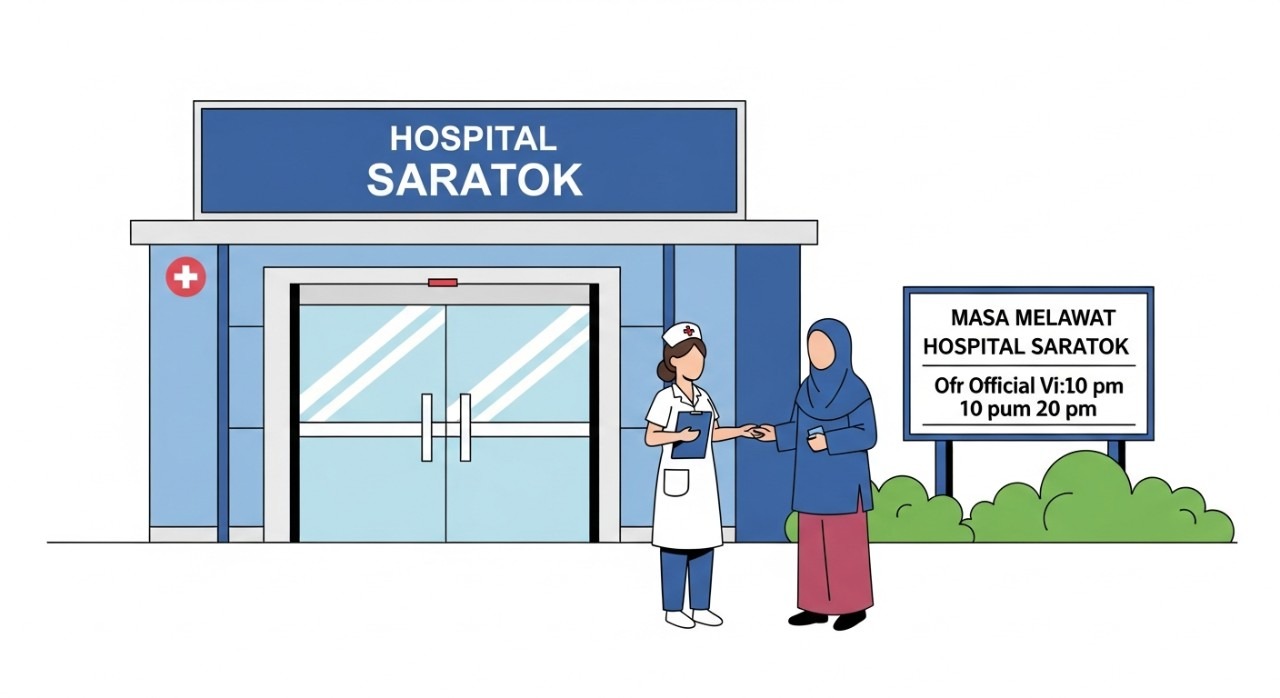 masa melawat hospital saratok