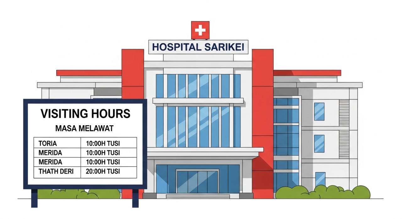 masa melawat hospital sarikei