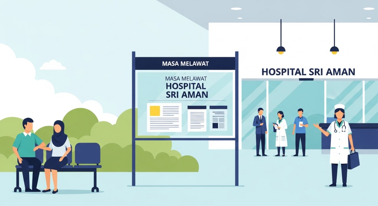 masa melawat hospital sri aman