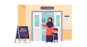 masa melawat hospital sultanah nora ismail batu pahat