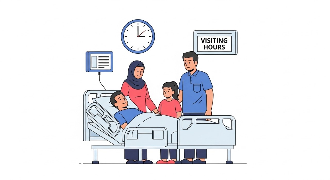 masa melawat hospital beluran