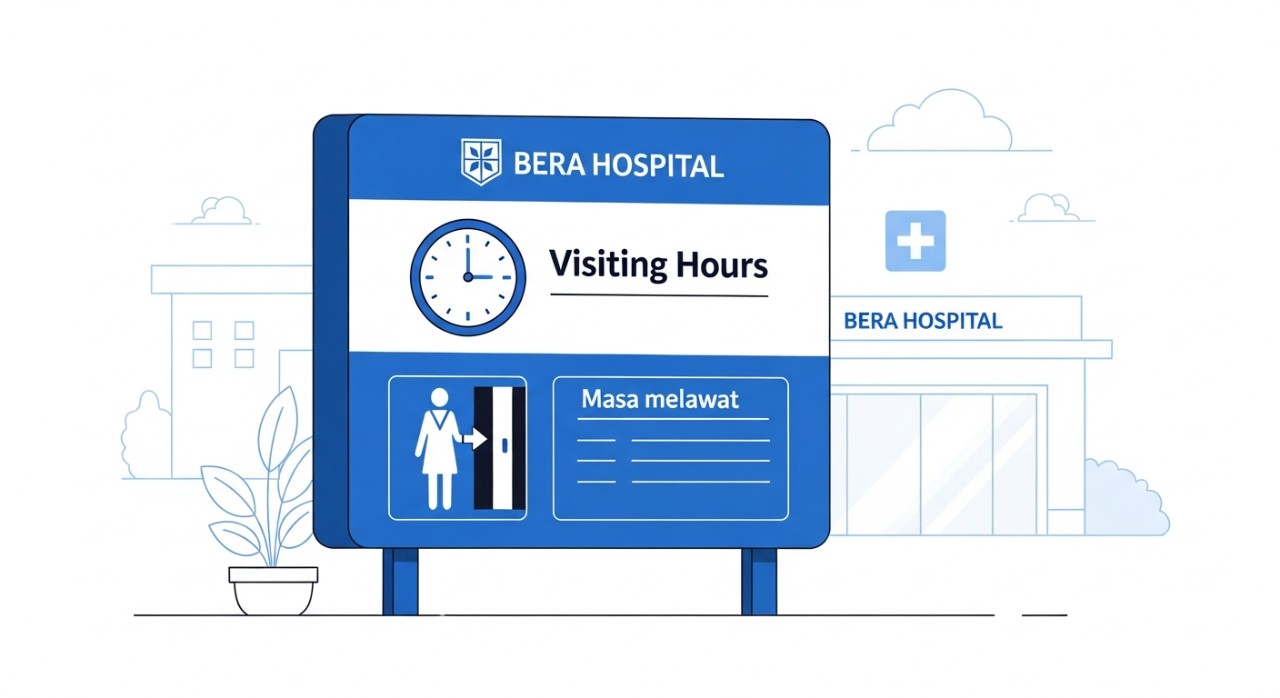 masa melawat hospital bera