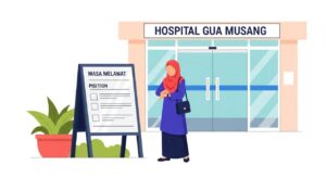 masa melawat hospital gua musang