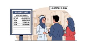 masa melawat hospital kunak