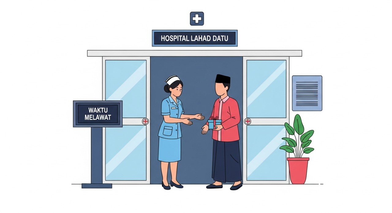 masa melawat hospital lahad datu