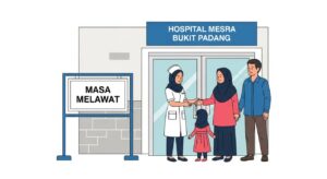 masa melawat hospital mesra bukit padang