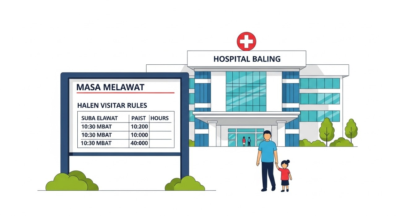 masa melawat hospital baling