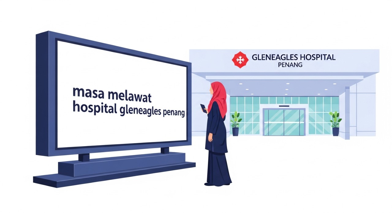 masa melawat hospital gleneagles penang