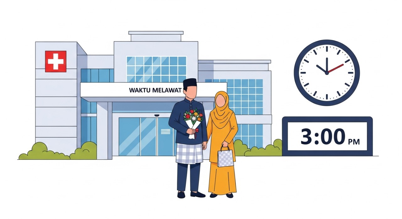 masa melawat hospital tengku anis