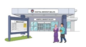 masa melawat hospital universiti malaya