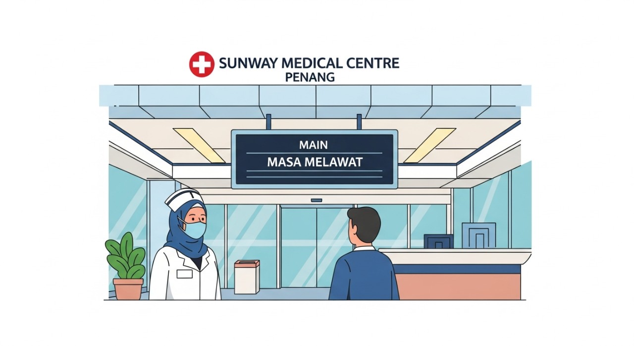 masa melawat sunway medical centre penang