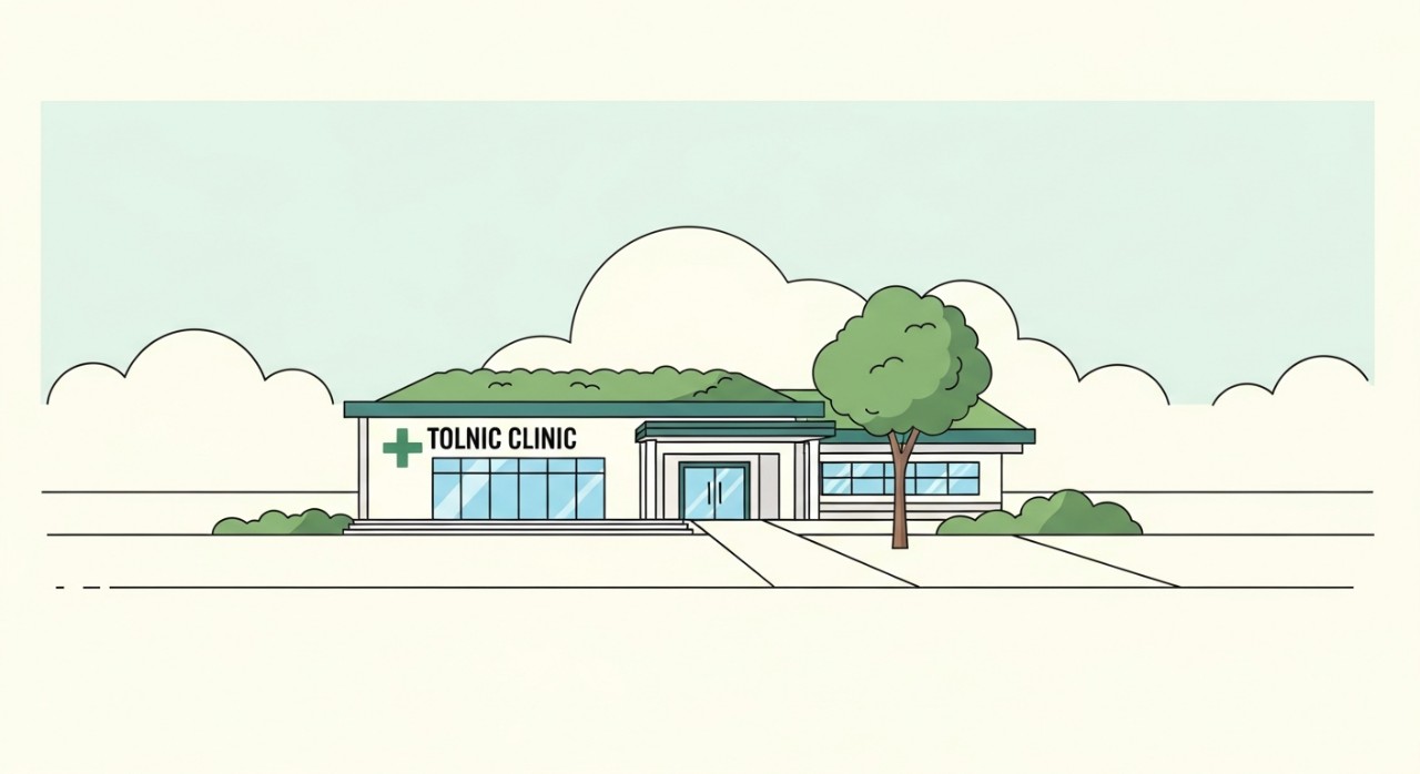 Masa Operasi Klinik Desa Sekong 2026: Jadual Terperinci 2 Pemandangan luar bangunan klinik desa yang moden dan bersih dengan sedikit landskap.