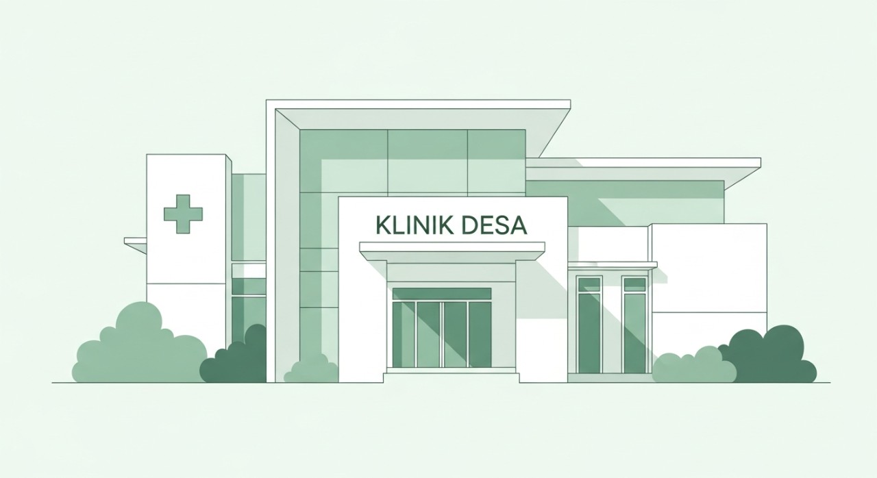 Masa Operasi Klinik Desa Kedai Mulong 2026: Jadual Terperinci 1 Pemandangan hadapan bangunan Klinik Desa yang ringkas, bersih, dan moden dengan tanda nama di atasnya.