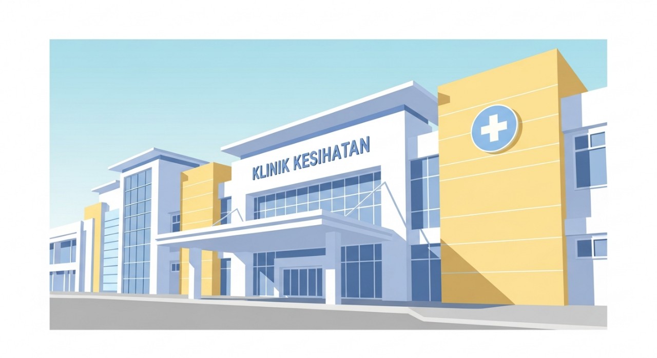 Pandangan luar bangunan Klinik Kesihatan Kuala Koh pada waktu pagi.