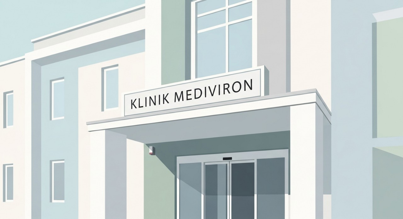 Masa Operasi Klinik Mediviron Sri Rampai Terkini 2026 2 Pemandangan hadapan bangunan Klinik Mediviron Sri Rampai dengan pintu masuk utama yang jelas.