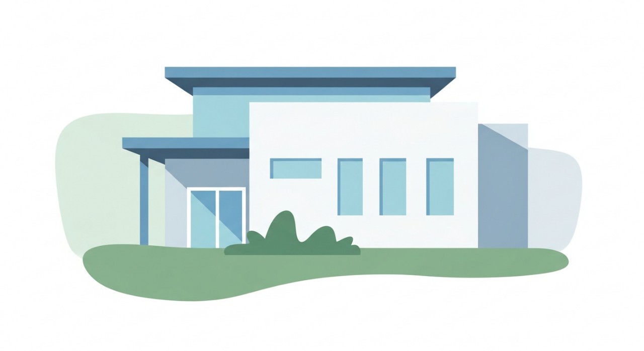 Pandangan hadapan bangunan utama Klinik Kesihatan Pitas.