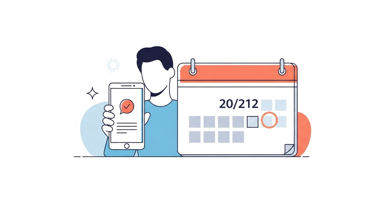 Masa Operasi Klinik Pergigian Cahaya Terkini 2026 1 Seorang pesakit sedang bercakap di telefon bimbit untuk menempah slot temu janji bersama doktor gigi.