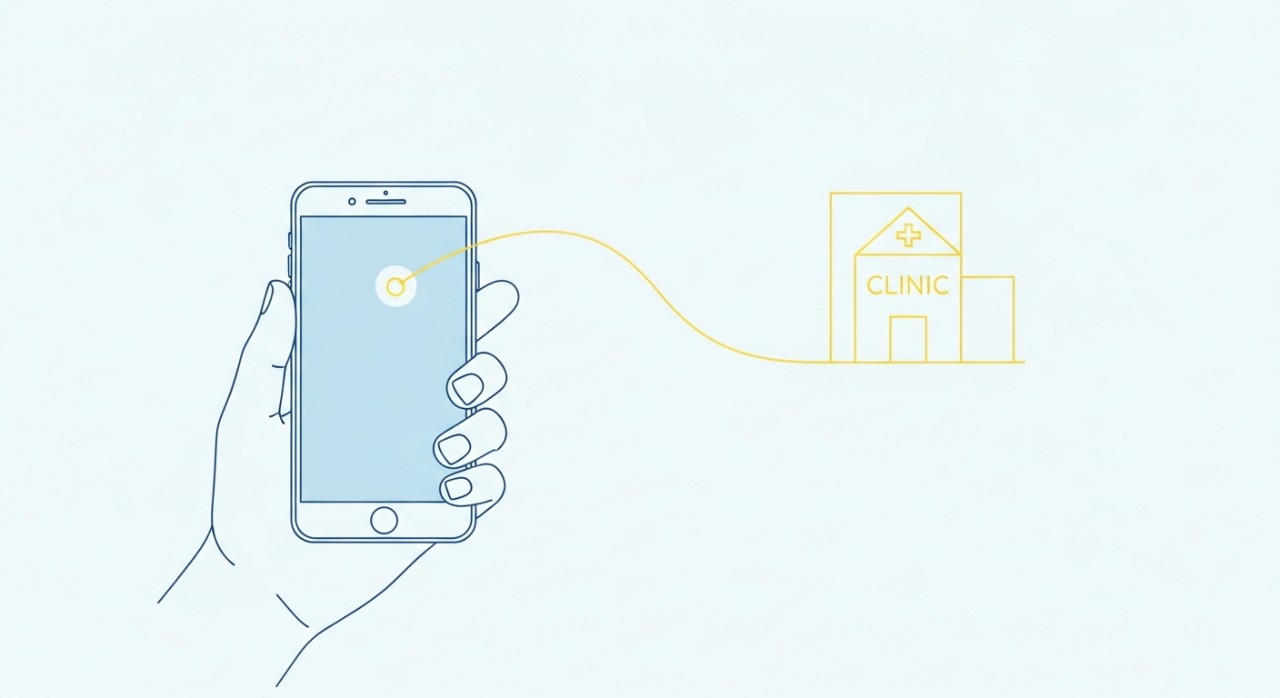 Jadual Masa Operasi Klinik Mediviron Sea Park 2026 2 Seseorang sedang membuat panggilan telefon untuk mendapatkan kepastian waktu operasi klinik.