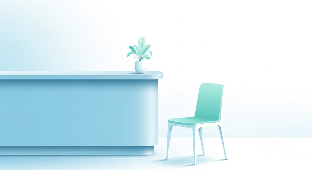 Jadual Terkini Masa Operasi Klinik Pergigian Tiew Klang 2026 1 Ruang menunggu yang bersih dan minimalis di dalam sebuah klinik pergigian.