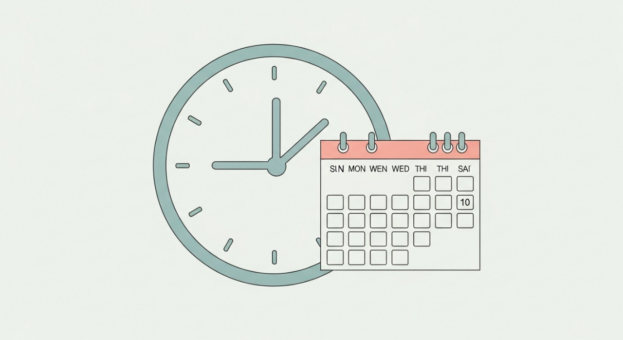 Masa Operasi Klinik Desa Mengkuang Terkini 2026: Jadual Rasmi 1 Ilustrasi minimalis papan maklumat atau jam dinding yang menunjukkan jadual waktu operasi klinik yang ditetapkan