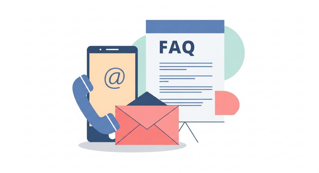 Masa Operasi Pusat Dialisis NKF Kuantan 2026: Jadual Terkini 2 Ikon telefon dan e-mel di sebelah papan maklumat atau borang pertanyaan.