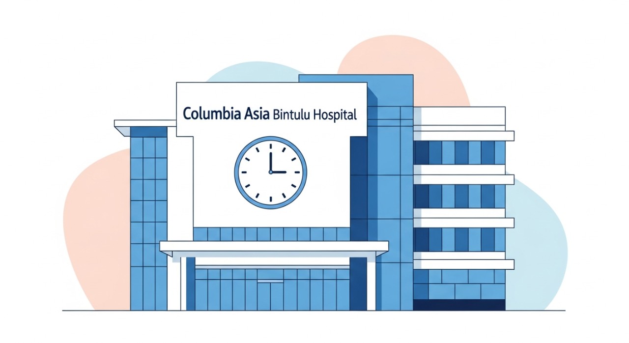 masa melawat columbia asia hospital bintulu