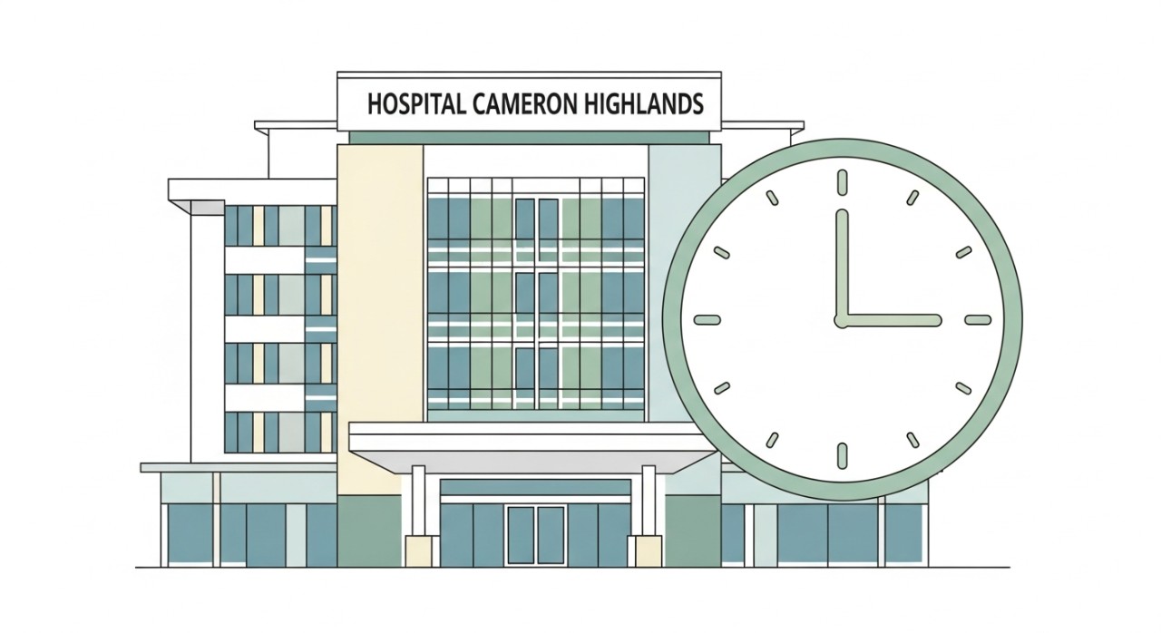masa operasi hospital cameron highlands