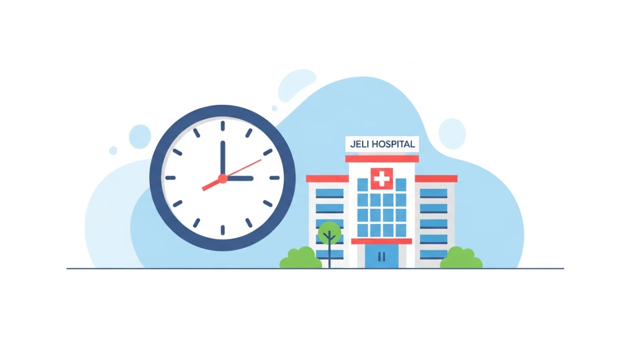 masa operasi hospital jeli