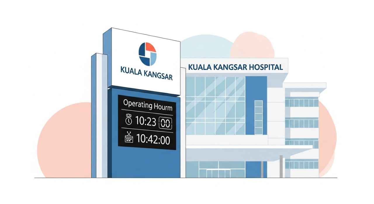 masa operasi hospital kuala kangsar
