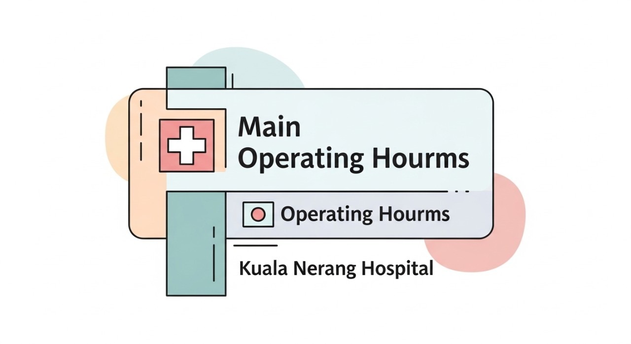 masa operasi hospital kuala nerang