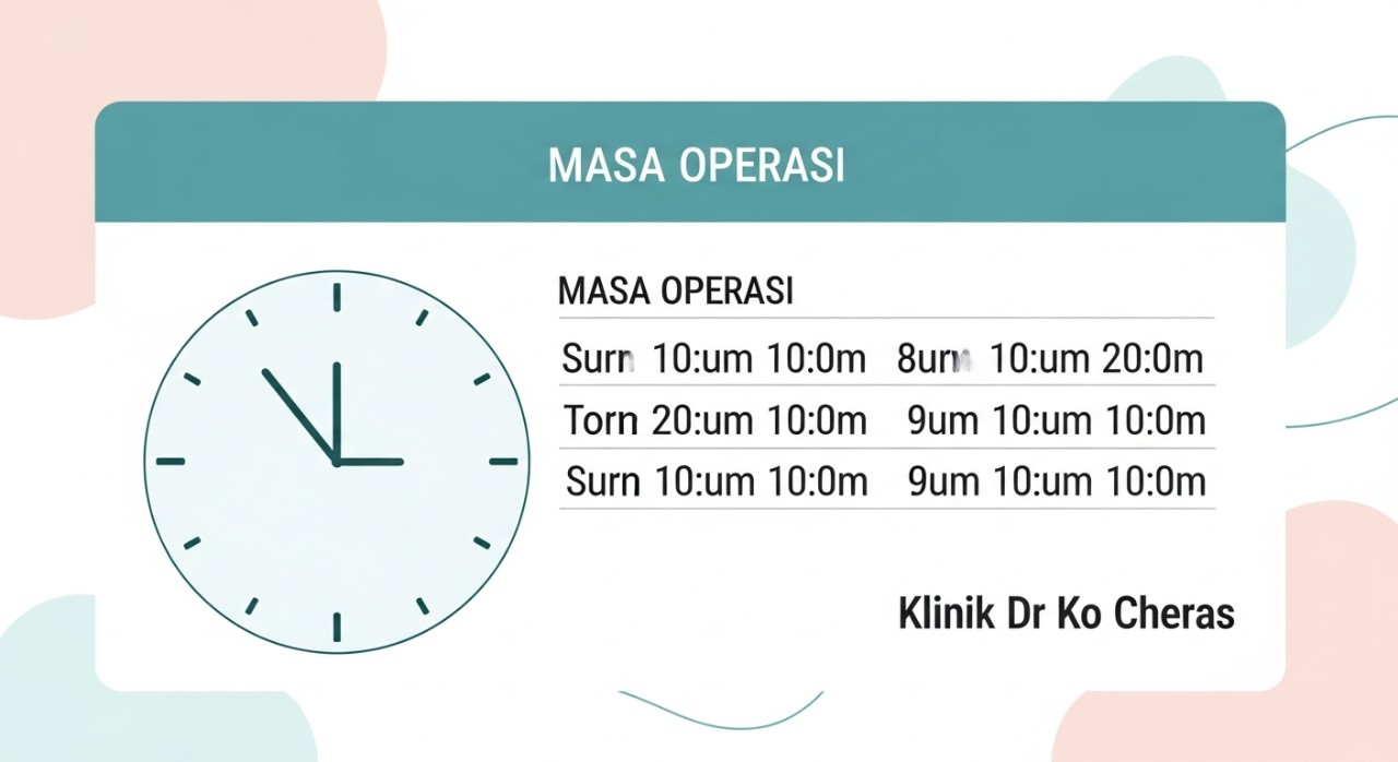 masa operasi klinik dr ko cheras