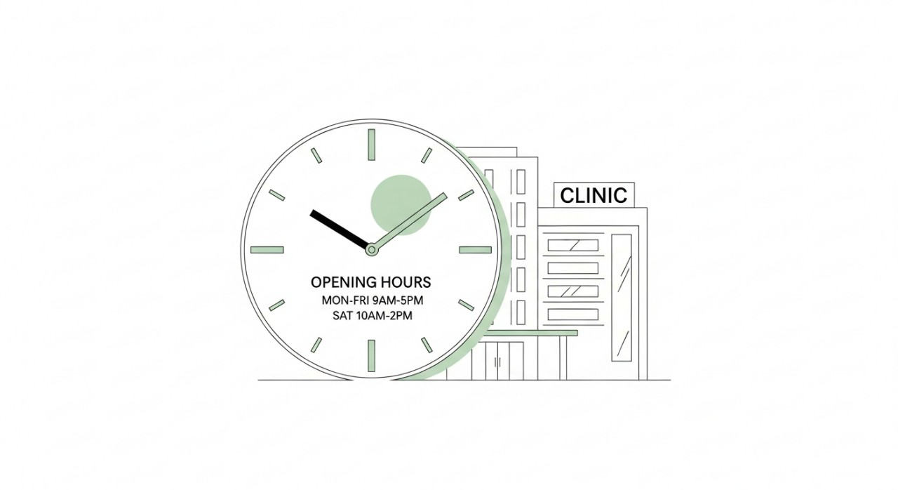 masa operasi klinik kesihatan ayer lanas