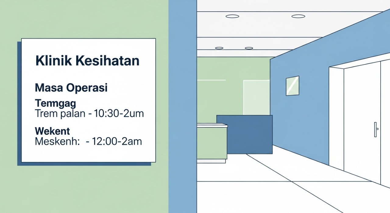 masa operasi klinik kesihatan bandar baru bangi