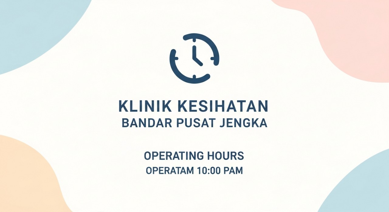 masa operasi klinik kesihatan bandar pusat jengka