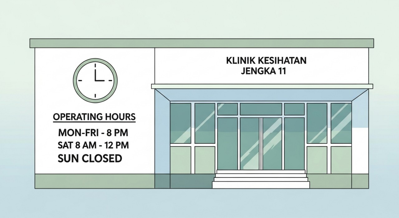 masa operasi klinik kesihatan jengka 11