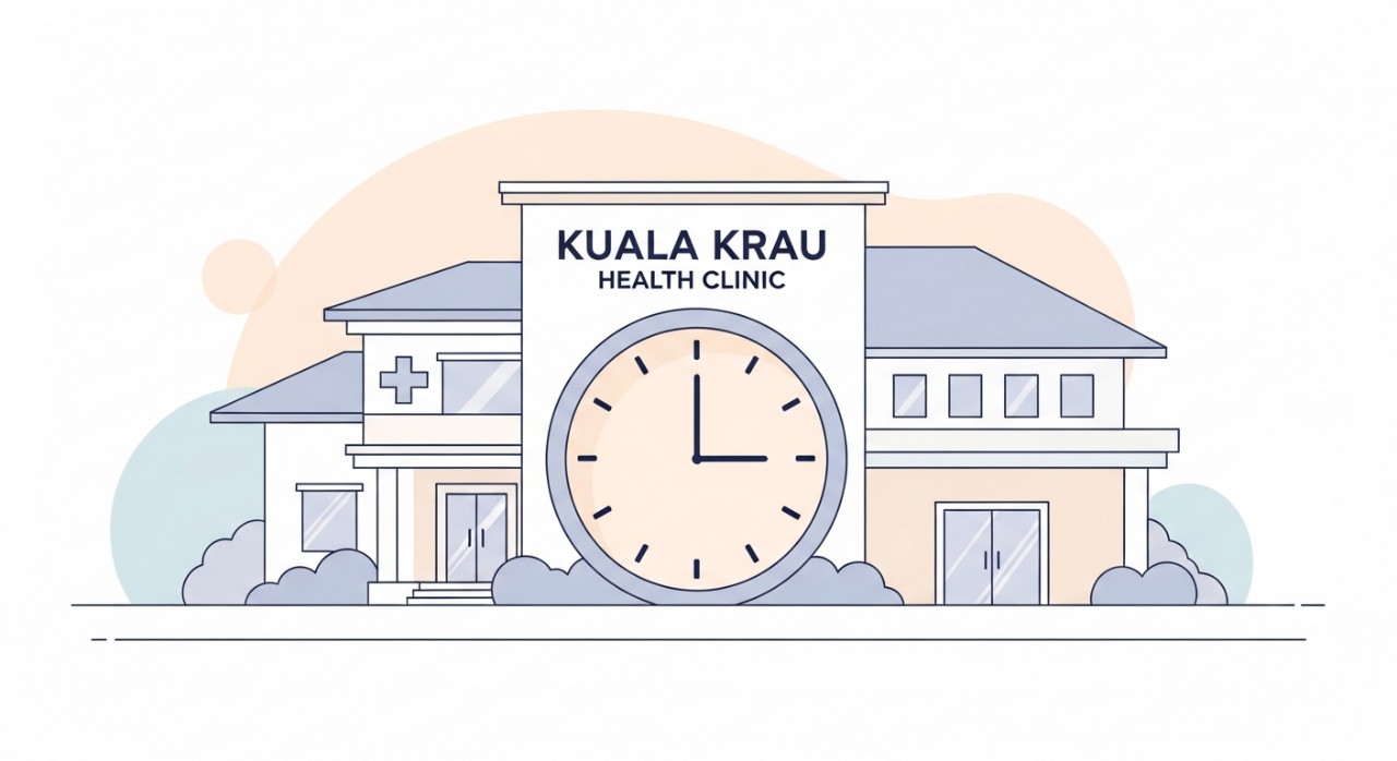 masa operasi klinik kesihatan kuala krau