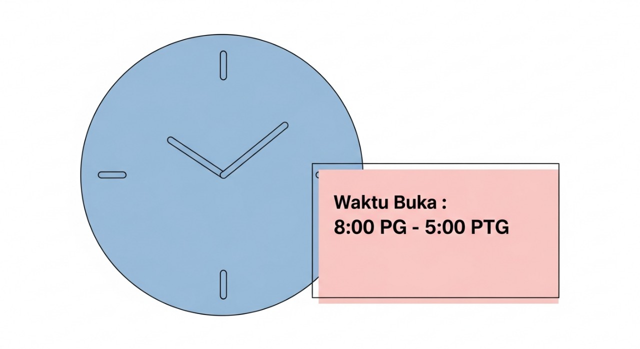 masa operasi klinik kesihatan padang piol